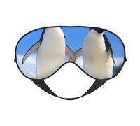 Impresión de pingüinos, Cubreojos completos Antifaz bloqueador de luz Antifaz para dormir Antifaz suave con los ojos vendados Noche