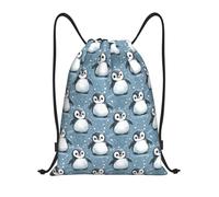 Impresión De Un Lindo Pingüino Nevando Hombre Mujer Bolsa De Gimnasio Gran Capacidad Bolsa De Deporte Casual Mochilas Deportiva Para Fútbol Yoga Natación Senderismo