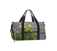 Impresión de un Ramo de narcisos,Bolso Deportivo Bandolera de Mano, Bolsa de Deporte, Bolsa de Viaje de Gran Capacidad para Mujeres y Hombres.