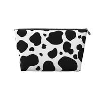 Impresión de Vaca lechera de Cuero de Vaca, Bolsa de artículos de tocador Bolsa de Maquillaje Bolsa de cosméticos Bolsa de artículos de tocador de Viaje portátil