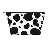 Impresión de Vaca lechera de Cuero de Vaca, Bolsa de artículos de tocador Bolsa de Maquillaje Bolsa de cosméticos Bolsa de artículos de tocador de Viaje portátil