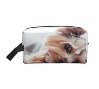 Impresión de Yorkshire Terrier, Bolsa de Maquillaje Bolsa de cosméticos Bolsa de artículos de tocador de Viaje portátil Organizador de Bolsa de Maquillaje