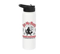 Impresión en color de hombre lobo aullando de Lee Ho Fook Stainless Steel Insulated Water Bottle