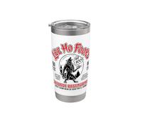 Impresión en color de hombre lobo aullando de Lee Ho Fook Vaso térmico de acero inoxidable de doble pared