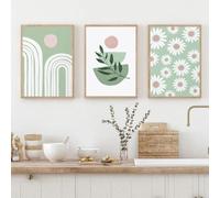 Impresión en lienzo abstracta de Matisse, William Morris, flores y arcoíris para pared, póster decorativo para sala de estar, decoración moderna del hogar, 70 x 100 cm, 3 piezas sin marco