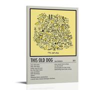 Impresión en lienzo con diseño de perro viejo de Mac DeMarcoArt de pinturas al óleo, reproducción moderna en lienzo, ilustraciones abstractas de paisajes impresos en lienzo, arte de pared para