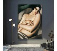 Impresión en lienzo de Tamara Lempicka, pósteres de la baronesa, imágenes de pared en alta definición para sala de estar, cafetería, hotel, decoración del hogar (60 x 90 cm)