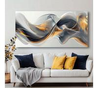Impresión en lienzo grande, arte de pared, imagen abstracta moderna, decoración del hogar para sala de estar, dormitorio, oficina, comedor, 50 x 100 cm