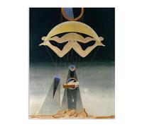 Impresión en Lienzo Max Ernst Poster Reproducción Cuadros Los hombres no sabrán nada de Max Ernst Pintura en Lienzo Surrealismo Decoración Mural Para SalóN y Dormitorio 65x50cm(26x19in)Sin marco