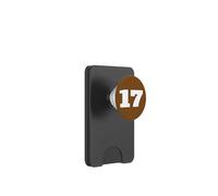 Impresión Frontal del Equipo Deportivo número 17 Seventeen PopSockets PopWallet para MagSafe