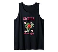 Impresión gráfica afrutada de melocotón Sicilia PAPL3209 Camiseta sin Mangas