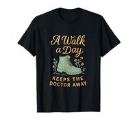 Impresión gráfica con Cita al Aire Libre A Walk a Day Camiseta