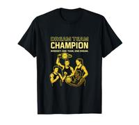 Impresión gráfica Dream Team Champion Mindset One Team One Dream Camiseta