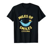 Impresión gráfica Miles of Smiles Bike Humor Camiseta