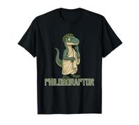 Impresión humorística de Philosoraptor Logic Thinker Dinosaur Meme Camiseta