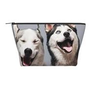 Impresión Husky, Bolsa de artículos de tocador Bolsa de Maquillaje Bolsa de cosméticos Bolsa de artículos de tocador de Viaje portátil