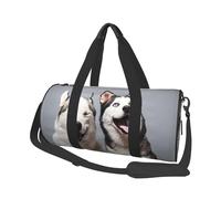 Impresión Husky, Bolsa de Viaje de Gran Capacidad, Bolso Redondo, Bolsa de Viaje Deportiva, Bolsa de Mano, Bolsa de Fitness