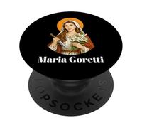 Impresión inspiradora con Cita de Santa María Goretti PopSockets PopGrip Adhesivo