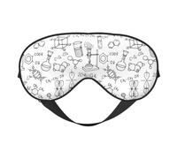 Impresión química impresa para dormir, sombra de ojos para hombres y mujeres, avión, viaje, siesta, noche