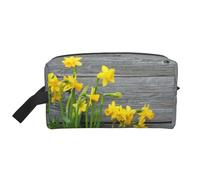 Impresión Ramo De Narcisos, Bolsa de Maquillaje Bolsa de cosméticos Bolsa de artículos de tocador de Viaje portátil Organizador de Bolsa de Maquillaje