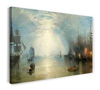 Impresión sobre lienzo (60x40cm): William Turner - Keelmen que agita en los car