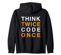 Impresión Trasera con un Solo código. Sudadera con Capucha