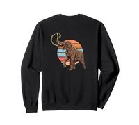 Impresión Trasera de Mammut Hora y Tiempo de Hielo. Sudadera