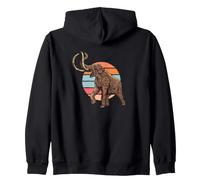 Impresión Trasera de Mammut Hora y Tiempo de Hielo. Sudadera con Capucha