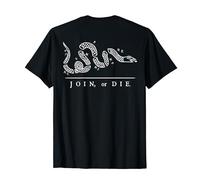 IMPRESIÓN TRASERA - Join Or Die Camiseta