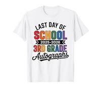 Impresionante 3er Grado ÚLTIMO DÍA 2026 AUTOGRAFOS Firma mi Equipo de Arte Camiseta