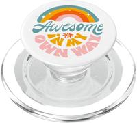 Impresionante a mi manera, arco iris, neurodiversidad, autismo PopSockets PopGrip para MagSafe