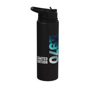 Impresionante Año 1970 Nacimiento 1970 Vintage Agosto 1970 Retro 1970 Stainless Steel Insulated Water Bottle