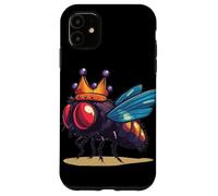 Impresionante atuendo de mosca para amantes de los insectos coronados y reyes Carcasa para iPhone 11