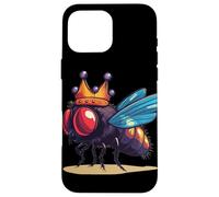 Impresionante atuendo de mosca para amantes de los insectos coronados y reyes Carcasa para iPhone 16 Pro Max