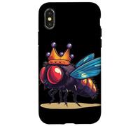 Impresionante atuendo de mosca para amantes de los insectos coronados y reyes Carcasa para iPhone X/XS