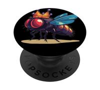 Impresionante atuendo de mosca para amantes de los insectos coronados y reyes PopSockets PopGrip Adhesivo