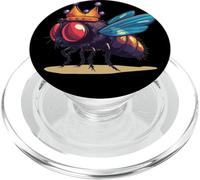 Impresionante atuendo de mosca para amantes de los insectos coronados y reyes PopSockets PopGrip para MagSafe