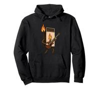 Impresionante caja de fósforos y traje de guitarra eléctrica genial Sudadera con Capucha