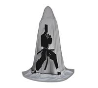 Impresionante capa con capucha para hombre, diseño de karate, para adultos, adolescentes, niños, variedad, mago, bata, Halloween, carnaval, cosplay