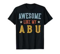 Impresionante como Mi Abu Día del Padre Retro Abuelo Camiseta