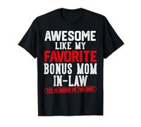Impresionante como mi Bono Favorito mamá en la Ley Divertido día del Padre Camiseta