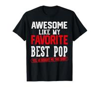 Impresionante como mi Favorito Best Pop Retro Humor Camiseta