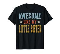 Impresionante como Mi Hermanita Retro Vintage Camiseta