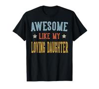 Impresionante como mi Hija Amorosa Retro Vintage Camiseta