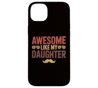 Impresionante Como Mi Hija Retro Día Del Padre Papá Hombres Papi Carcasa para iPhone 14 Plus