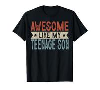 Impresionante como mi Hijo Adolescente Retro estético gráfico Camiseta