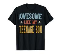 Impresionante como Mi Hijo Adolescente Retro Vintage Camiseta