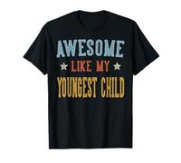 Impresionante como mi Hijo más Joven Retro Vintage Camiseta