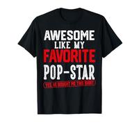 Impresionante como mi Humor Retro Favorito Pop-Star Camiseta