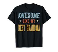 Impresionante como Mi Mejor Abuela Retro Vintage Camiseta